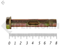 Анкер болт болтом м10 12х 80 (30шт)