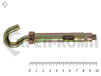 Анкер с крюком м10 14х100 (25шт)