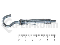 Дюбель металлический МОЛЛИ с крюком 5х52 (5шт)