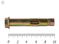 Анкер болт болтом м12 16х100 (15шт)