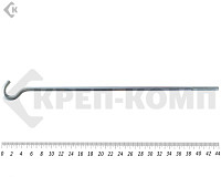 Крюк с метрической резьбой м10х400 (100шт)