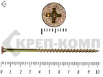 Саморез жёлтый цинк PH-2, по дереву 4,8х102 Фасовка (100шт) – фото