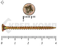 Саморез желтый цинк POZY  3х40 (11000шт)